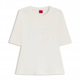 Дамска тениска Hugo Darnelia 10259804 01 T-Shirt Womens - Natural дамска,тениска,дамски,топове,hugo,darnelia,10259804,01,t,shirt,womens,natural