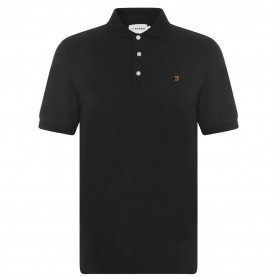 блуза,с,яка,мъжки,блузи,с,яка,farah,blanes,short,sleeve,polo,shirt,black,010