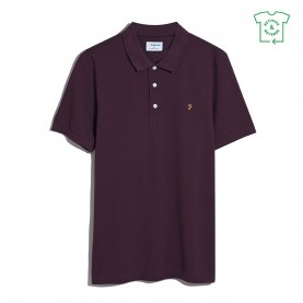 блуза,с,яка,мъжки,блузи,с,яка,farah,short,sleeve,polo,shirt,burgundy,507