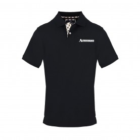 Aquascutum Aquascutum Polo Sn99 - Black облекла,на,разпродажба,мъжки,тениски,aquascutum,aquascutum,polo,sn99,black