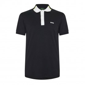 Мъжка блуза с яка Boss Paddy 3 10242405 01 Polo Shirt Mens - Black мъжка,блуза,с,яка,облекла,на,разпродажба,мъжки,тениски,boss,paddy,3,10242405,01,polo,shirt,mens,black