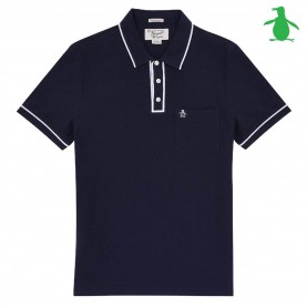 блуза,с,яка,мъжки,тениски,original,penguin,original,short,sleeve,tipped,polo,shirt,navy,974