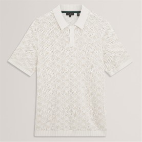 блуза,с,яка,облекла,на,разпродажба,мъжки,блузи,с,яка,ted,baker,men's,ss,geo,short,sleeve,polo,shirt,ecru