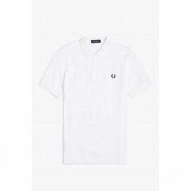 блуза,с,яка,мъжки,тениски,fred,perry,plain,polo,shirt,white,100
