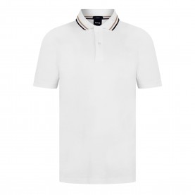 блуза,с,яка,мъжки,тениски,boss,mens,boss,black,penrose,slim,fit,polo,shirt,with,signature,tipped,collar,white,100