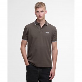 блуза,с,яка,мъжки,тениски,barbour,international,evan,tipped,short,sleeved,polo,shirt,brown,br97
