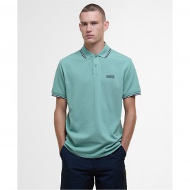 блуза,с,яка,мъжки,тениски,barbour,international,evan,tipped,short,sleeved,polo,shirt,gran,green,gn11