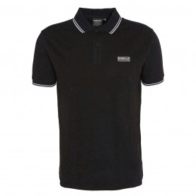 блуза,с,яка,мъжки,тениски,barbour,international,evan,tipped,short,sleeved,polo,shirt,black,bk72