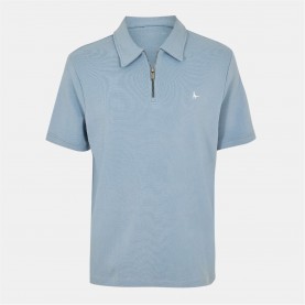 блуза,с,яка,мъжки,тениски,jack,wills,zip,polo,t,shirt,powder,blue