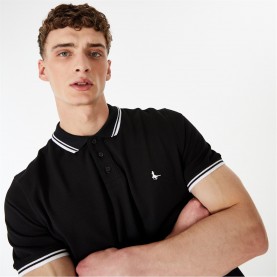 мъжки,тениски,jack,wills,tipped,polo,black