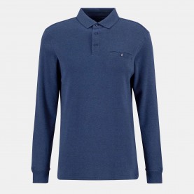 блуза,с,яка,мъжки,тениски,barbour,farmwell,tailored,long,sleeved,polo,shirt,navy,ny91