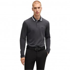 блуза,с,яка,облекла,на,разпродажба,мъжки,тениски,boss,plisy,long,sleeve,polo,shirt,dark,grey,027