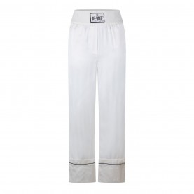 панталони,дамски,чорапогащи,и,клинове,off,white,satin,pj,trousers,white