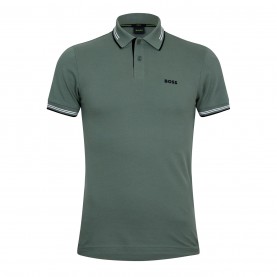 блуза,с,яка,облекла,на,разпродажба,мъжки,тениски,boss,men's,hbg,paul,polo,contrast,striped,trim,shirt,open,green