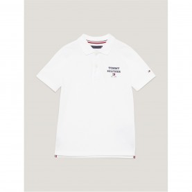 детски,облекла,tommy,hilfiger,th,logo,polo,s,s,white