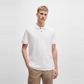 блуза,с,яка,облекла,на,разпродажба,мъжки,тениски,boss,men's,prime,cotton,polo,shirt,white