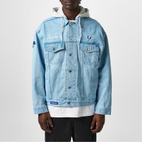 яке,мъжки,якета,aape,patch,detail,denim,hooded,jacket,light,blue
