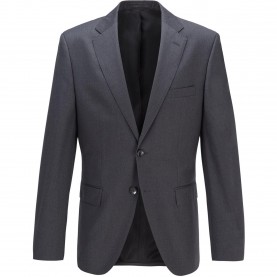 Сако Boss Mens Johnstons1 Cyl Single Breasted Wool Long Sleeve Blazer - Dark Grey сако,мъжки,якета,boss,men,s,johnstons1,cyl,single,breasted,wool,long,sleeve,blazer,dark,grey