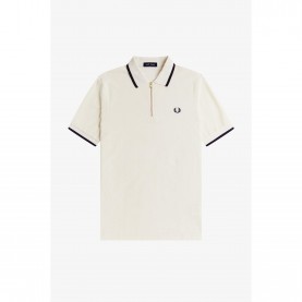 блуза,с,яка,мъжки,тениски,fred,perry,men,s,crepe,zipped,short,sleeve,polo,shirt,ecru,560