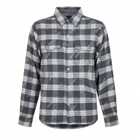 карирана,риза,облекла,на,разпродажба,мъжки,ризи,billionaire,boys,club,oversized,checked,shirt,grey,check