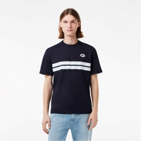 тениска,облекла,на,разпродажба,мъжки,тениски,lacoste,back,print,t,shirt,navy,hde