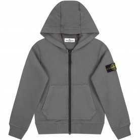 юношеска,блуза,stone,island,junior,zip,sweatshirt,grey,v0m64