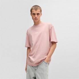 тениска,облекла,на,разпродажба,мъжки,тениски,hugo,men's,regular,fit,logo,back,t,shirt,lt,pas,pink,680