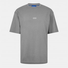 тениска,облекла,на,разпродажба,мъжки,тениски,hugo,men's,regular,fit,logo,back,t,shirt,med,grey,036