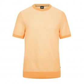 тениска,облекла,на,разпродажба,мъжки,тениски,boss,men's,tantino,knitted,t,shirt,medium,orange