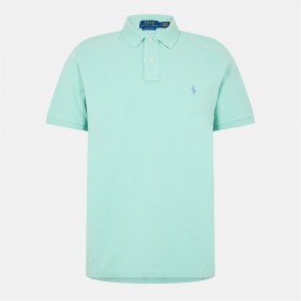 Блуза с яка Polo Ralph Lauren Men's Custom Short Sleeve Polo Shirt - Celadon блуза,с,яка,облекла,на,разпродажба,мъжки,тениски,polo,ralph,lauren,men's,custom,short,sleeve,polo,shirt,celadon