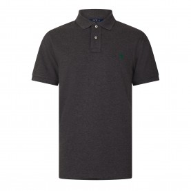 Блуза с яка Polo Ralph Lauren Mens Custom Short Sleeve Polo Shirt - Barclay Hthr блуза,с,яка,мъжки,тениски,polo,ralph,lauren,mens,custom,short,sleeve,polo,shirt,barclay,hthr