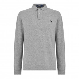 блуза,с,яка,мъжки,тениски,polo,ralph,lauren,men,s,long,sleeve,polo,shirt,grey