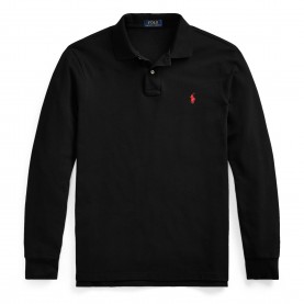 чорапи,всички,чорапи,мъжки,тениски,polo,ralph,lauren,men,s,long,sleeve,polo,shirt,black