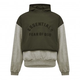 суичър,мъжки,ежедневни,облекла,мъжки,горнища,с,качулка,fear,of,god,essentials,logo,hoodie,oat,ink