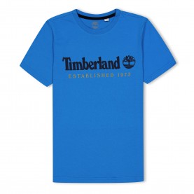 юношеска,тениска,timberland,logo,t,shirt,juniors,blue,83e