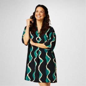 туника,дамски,поли,и,рокли,дамски,топове,biba,biba,printed,tunic,dress,graphic,print