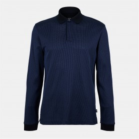 Boss Men's HBB HPado 431 Long-Sleeve Polo - Dark Blue 404 мъжки,тениски,boss,men's,hbb,hpado,431,long,sleeve,polo,dark,blue,404