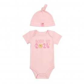 бебешка,шапка,бебешки,облекла,hello,world,baby,girl,2024,bodysuit,and,hat,set,pink