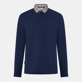 блуза,с,яка,облекла,на,разпродажба,мъжки,тениски,aquascutum,men's,aquact,long,sleeve,polo,shirt,check
