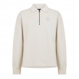 блуза,с,яка,мъжки,тениски,belstaff,men,s,curator,long,sleeve,polo,shirt,silver,birch