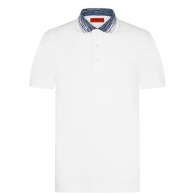 блуза,с,яка,облекла,на,разпродажба,мъжки,тениски,missoni,logo,polo,shirt,white,s00k5