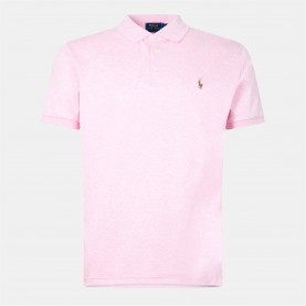 блуза,с,яка,облекла,на,разпродажба,мъжки,тениски,polo,ralph,lauren,men's,slim,fit,short,sleeve,polo,shirt,carmel,pink