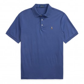 блуза,с,яка,мъжки,тениски,polo,ralph,lauren,mens,slim,fit,short,sleeve,polo,shirt,earth,blue
