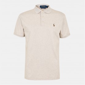 блуза,с,яка,облекла,на,разпродажба,мъжки,тениски,polo,ralph,lauren,men's,slim,fit,short,sleeve,polo,shirt,state,heather