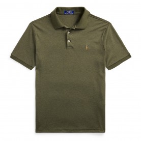 Блуза с яка POLO RALPH LAUREN Men's Slim Fit Short Sleeve Polo Shirt - Service Green блуза,с,яка,облекла,на,разпродажба,мъжки,тениски,polo,ralph,lauren,men's,slim,fit,short,sleeve,polo,shirt,service,green