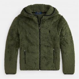 Юношески суичър Polo Ralph Lauren Fleece Zip Hoodie Juniors - Garden Trail юношески,суичър,детски,3/4,панталони,polo,ralph,lauren,fleece,zip,hoodie,juniors,garden,trail