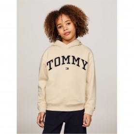 юношески,суичър,детски,облекла,tommy,hilfiger,varsity,over,the,head,hoodie,junior,country,ivory