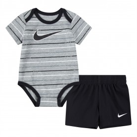 Комплект Nike Stripe Shrt Set Bb99 - Black комплект,бебешки,облекла,детски,облекла,nike,stripe,shrt,set,bb99,black