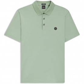 блуза,с,яка,облекла,на,разпродажба,мъжки,тениски,boss,mens,boss,black,parris,polo,signature,monogram,shirt,green,373