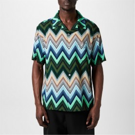 облекла,на,разпродажба,мъжки,ризи,missoni,men's,short,sleeve,patterned,shirt,green,sm9lq